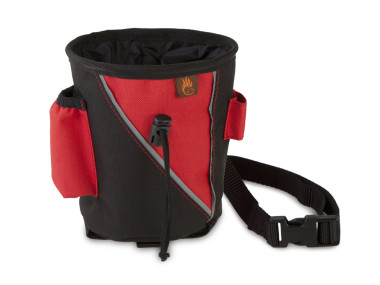 Firedog Treat bag large black/red