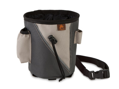 Firedog Treat bag large dark grey/beige