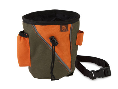 Firedog Treat bag large khaki/orange