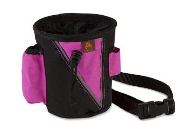 Firedog Leckerlitasche klein schwarz/pink