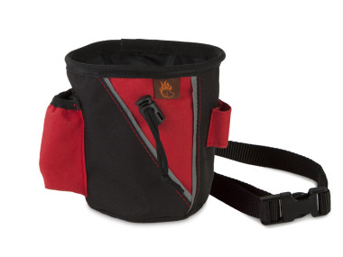 Firedog Treat bag small black/red