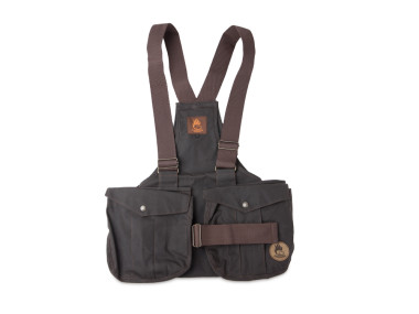 Firedog Waxed cotton Dummy vest Trainer S brown