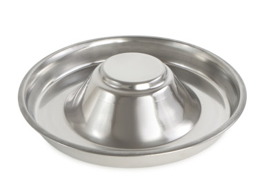 Stainless steel bowl for puppies 29 cm