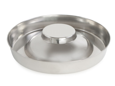 Stainless steel bowl for puppies 38 cm