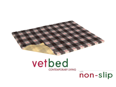 Vetbed® Non-Slip tartan 100 x 150 cm